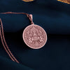 Rose Gold Durga Talisman Necklace, a stunning charm symbolizing strength, protection, and divine empowerment. Perfect for daily wear or gifting.