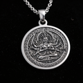Aizen Myo-o Talisman Necklace - 925 Sterling Silver