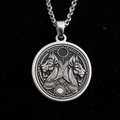 Aker Lion God Pendant - 925 Sterling Silver