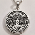 Amphitrite Sea Goddess Necklace - 925 Sterling Silver