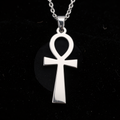 Ankh Pendant Necklace - Egyptian Symbol of Life Amulet - 925 Sterling Silver
