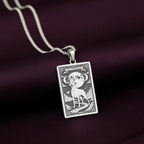 A striking 925 sterling silver Doberman charm. The art shows the watchful dog, a meaningful piece of celestial jewelry for a pet owner.