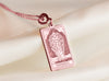 14K Gold Temperance XIV Pendant | Silver Tarot Card Necklace | Mystical Angel Jewelry | Harmony Balance Spiritual Talisman Gift