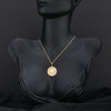 14K Solid Gold Memento Mori Necklace, Silver Memento Mori Necklace, Silver Amor Fati Necklace, Skull Pendant, Silver Amor Fati Pendant