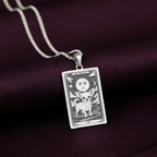 A striking 925 sterling silver Chihuahua charm. The art shows the tiny-but-mighty dog, a meaningful piece of celestial jewelry for a pet owner.