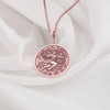 Rose gold Sagittarius necklace designed for women, blending elegance with the bold energy of the Sagittarius zodiac sign.
