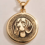 Beagle Dog Spirit Animal Pendant | Silver & Plated Options - Pet Parent Memorial Charm - Görsel 1, Animal Jewelry