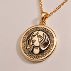 Beagle Dog Spirit Animal Pendant | Silver & Plated Options - Pet Parent Memorial Charm - Görsel 3, Animal Jewelry