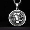 Beagle Pendant Necklace - Spirit Animal Pet Parent Gift - 925 Sterling Silver