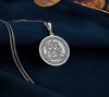 925 Silver Shiva Parvati Amulet, Yogi and Yogini Pendant for spiritual connection. This protection pendant is a symbol of divine love, perfect for couples who value mindfulness and meditation.