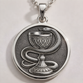Bowl of Hygieia Necklace - 925 Sterling Silver
