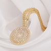 Sri Yantra Gold Pendant Necklace - Sacred Geometry Jewelry for Yoga, Meditation & Chakra Balance, Handmade Spiritual Gifts for her / him