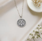 A personalized 925 sterling silver Taurus necklace. This gift for her symbolizes a grounded spirit, a cherished keepsake.