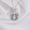 Lilith silver necklace, Silver Lilith pendant, Mythology silver jewelry, Silver Lilith charm, Elegant silver necklace, Symbolic silver pendant, Silver women&#39;s necklace, Luxury Lilith silver jewelry, Unique silver Lilith necklace,