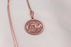 Rose Gold Asian Tiger Pendant, Rose Gold Tiger Medallion, Tiger Round Pendant, Tiger Rose Gold Necklace, Tiger Chain, Rose Gold Disc Tiger Pendant, Rose Gold Tiger Pendant, Rose Gold Tiger Chain, Tiger Rose Gold Jewelry, Tiger coin gift.