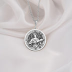 Sterling Silver Mnemosyne Necklace inspired by Greek mythology, symbolizing memory, wisdom, and inspiration. Perfect for thoughtful gifts and timeless style.