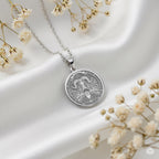 A striking 925 sterling silver Taurus charm. The art shows the zodiac sign, a meaningful piece of celestial jewelry for an astrology lover.