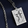 silver witch necklace with cat Crystal cat pendant witchcraftVintage witch necklace with feline charmBlack cat occult necklaceWitchcraft cat pendant&quot;Magical cat charm necklace Solid gold witch necklace with hat