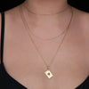 Ace of heart gold charm pendant necklace, gift for her, romantic jewelry, Heart Jewelry, heart pendant, playing card charms