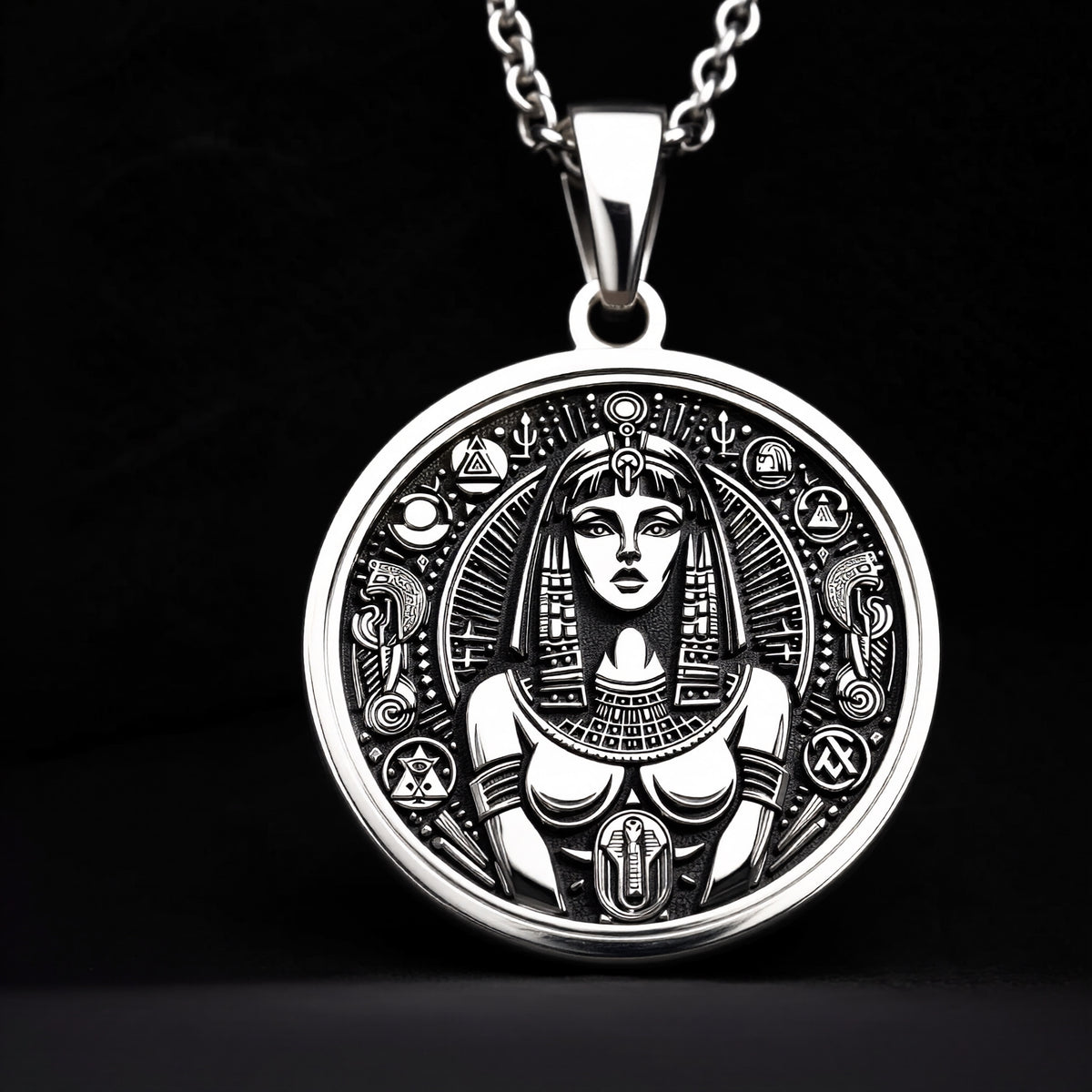 Cleopatra Pendant - 925 Sterling Silver