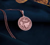 Aries Woman charm Necklace in Rose Gold Plated finish. A romantic and trendy astrology pendant for horoscope lovers. Ideal for gifting on birthdays, anniversaries, or as a stylish addition to any jewelry collection.