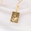 14K Gold Capricorn Zodiac Necklace featuring a detailed astrology pendant. Perfect for Capricorn birthdays or star sign jewelry lovers, this premium piece blends luxury and celestial charm for everyday wear or special occasions.