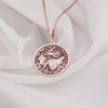 Aries Woman Necklace in Rose Gold Plated finish. A romantic and trendy astrology pendant for horoscope lovers. Ideal for gifting on birthdays, anniversaries, or as a stylish addition to any jewelry collection.