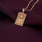 An elegant rose gold plated German Shepherd pendant. The beautiful engraving makes this a dainty and modern piece of pet jewelry.