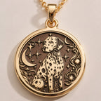 Dalmatian Medallion Necklace | Silver & Plated Options - Spirit Animal Wildlife Nature - Görsel 1, 101 dalmatians fan