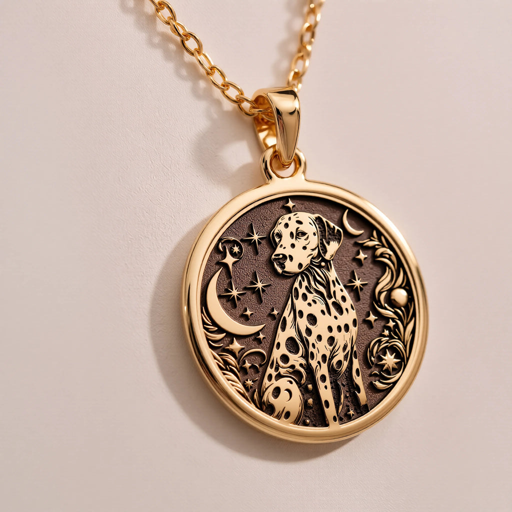 Dalmatian Medallion Necklace | Silver & Plated Options - Spirit Animal Wildlife Nature - Görsel 2, 101 dalmatians fan