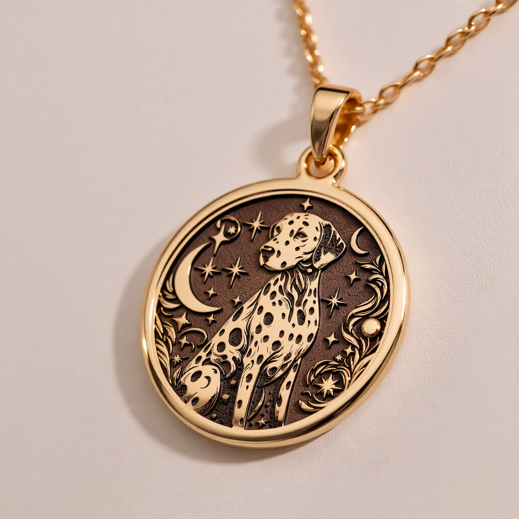 Dalmatian Medallion Necklace | Silver & Plated Options - Spirit Animal Wildlife Nature - Görsel 3, 101 dalmatians fan