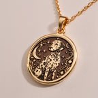 Dalmatian Medallion Necklace | Silver & Plated Options - Spirit Animal Wildlife Nature - Görsel 3, 101 dalmatians fan