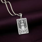 A striking 925 sterling silver Labrador charm. The art shows the faithful companion, a meaningful piece of celestial jewelry for a pet owner.