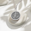 greek goddess Demeter silver pendant necklace – handcrafted Greek goddess pendant symbolizing fertility, harvest, motherhood, and abundance. Perfect mythology, spiritual, Wiccan, and boho jewelry gift for her.