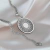 14K Solid Gold Sun Charm Necklace, The Sun Jewelery, Dainty Silver Sun Charm Necklace, Gold Sun Necklace, Personalized The Sun Necklace