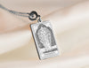 14K Gold Temperance XIV Pendant | Silver Tarot Card Necklace | Mystical Angel Jewelry | Harmony Balance Spiritual Talisman Gift