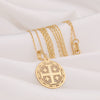 gold jerusalem cross, christian gold pendant, religious gold necklace, jerusalem cross necklace, gold cross charm jewelry, spiritual gift gold, baptism gift cross, confirmation jewelry, christian women jewelry, jerusalem cross gift, gold cross