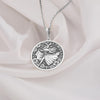Aries Woman charm Necklace made from 925 Sterling Silver. A chic and meaningful astrology pendant for horoscope enthusiasts. A versatile piece of jewelry, great as a birthday gift or for adding a touch of celestial charm to everyday looks.