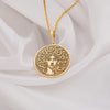 Medusa gold pendantGold Medusa necklace14k gold Medusa pendantMedusa jewelry in goldGold Medusa charmSecondary Keywords:Solid gold Medusa pendant14k gold Medusa necklaceGold Medusa head pendantGreek mythology gold pendant