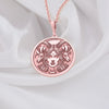 Lilith rose gold necklace, Rose gold Lilith pendant, Mythology rose gold jewelry, Rose gold Lilith charm, Elegant rose gold necklace, Symbolic rose gold pendant, Rose gold women&#39;s necklace, Luxury Lilith rose gold jewelry, Unique rose gold Lilith