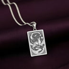 A striking 925 sterling silver Portuguese Water Dog charm. The art shows the celestial dog, a meaningful piece of jewelry for a pet owner.