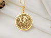 Krishna Radha necklace gold pendant symbolizes eternal love and spirituality. Krishna playing the flute for Radha captures romance and devotion. This elegant medallion is a timeless addition to any fine jewelry collection