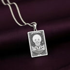 A striking 925 sterling silver Persian Cat charm. The art shows the serene cat, a meaningful piece of witchy jewelry for her.
