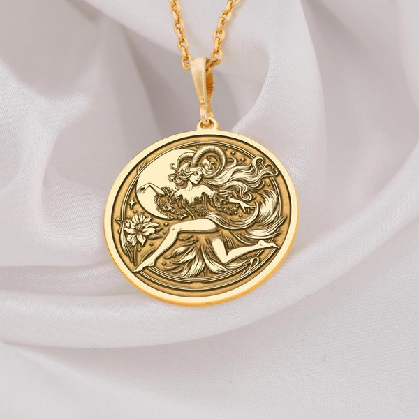 Capricorn constellation necklace, Gold Capricorn necklace, Capricorn zodiac necklace for women, 14k gold Capricorn pendant, Capricorn women’s gold jewelry, Zodiac sign Capricorn gold necklace,Gold astrology Capricorn necklace