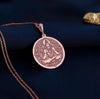 Rose Gold Shiva charm pendantShiva meditation necklaceShiva meditation rose gold pendantMahadeva rose gold pendantMahadeva rose gold necklaceHindu god rose gold jewelryShiva medallion rose gold medallionReal rose gold Shiva charm necklace