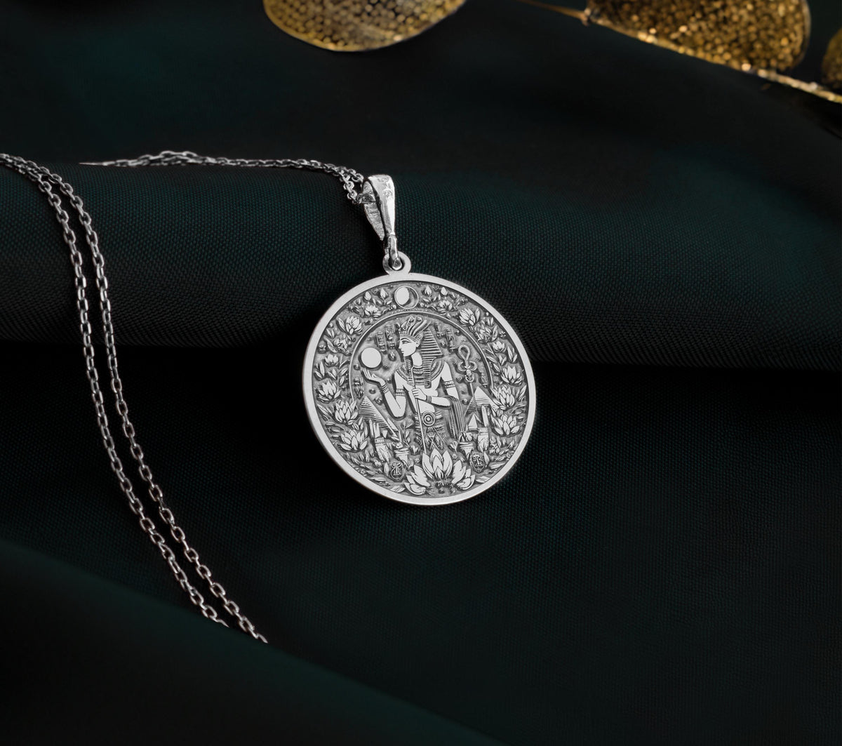 Egyptian Osiris silver pendant, Osiris jewelry sterling silver, Ancient Egyptian silver pendant, Osiris silver amulet, Egyptian jewelry silver for sale, Egyptian silver pendant necklace, silver amulet Osiris, Egyptian mythology silver jewelry