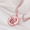 14K Solid Gold Fox Charm Necklace, Cute Fox Silver Charm Pendant, Fox Jewelry, Gold Fox locket, dainty fox Necklace, Minimalist Fox charm
