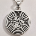 Flower of Life Sacred Geometry Pendant - 925 Sterling Silver