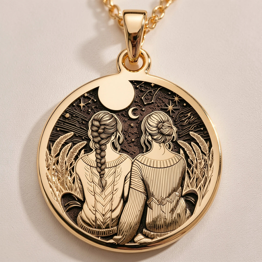 Friendship Friendship Necklace | Silver & Plated Options - Endless Love Promise Jewelry - Görsel 1, Art & History