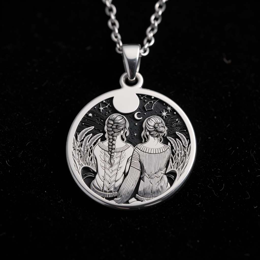 Friendship Necklace - 925 Sterling Silver